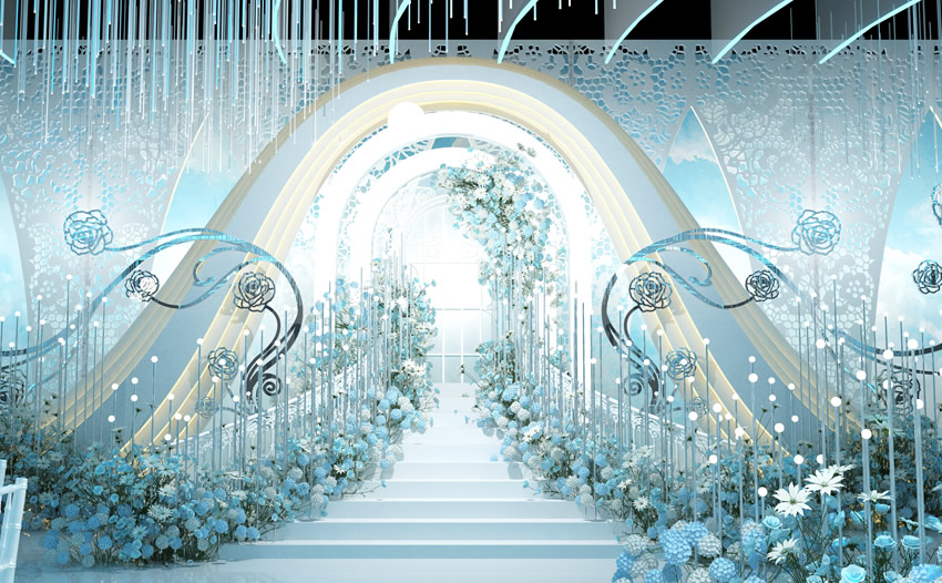 曲阜釡香烙馍村水晶厅效果展示